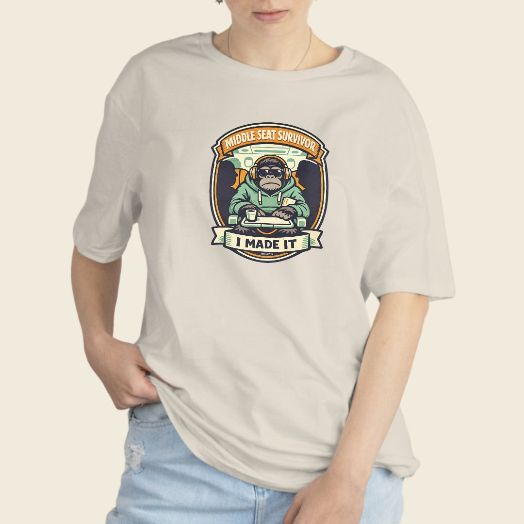 Middle Seat Survivor Tee