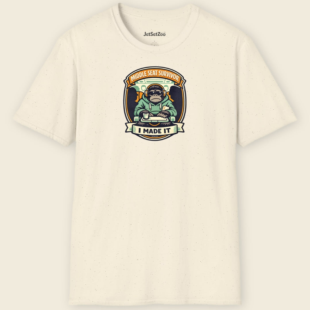 Middle Seat Survivor Tee