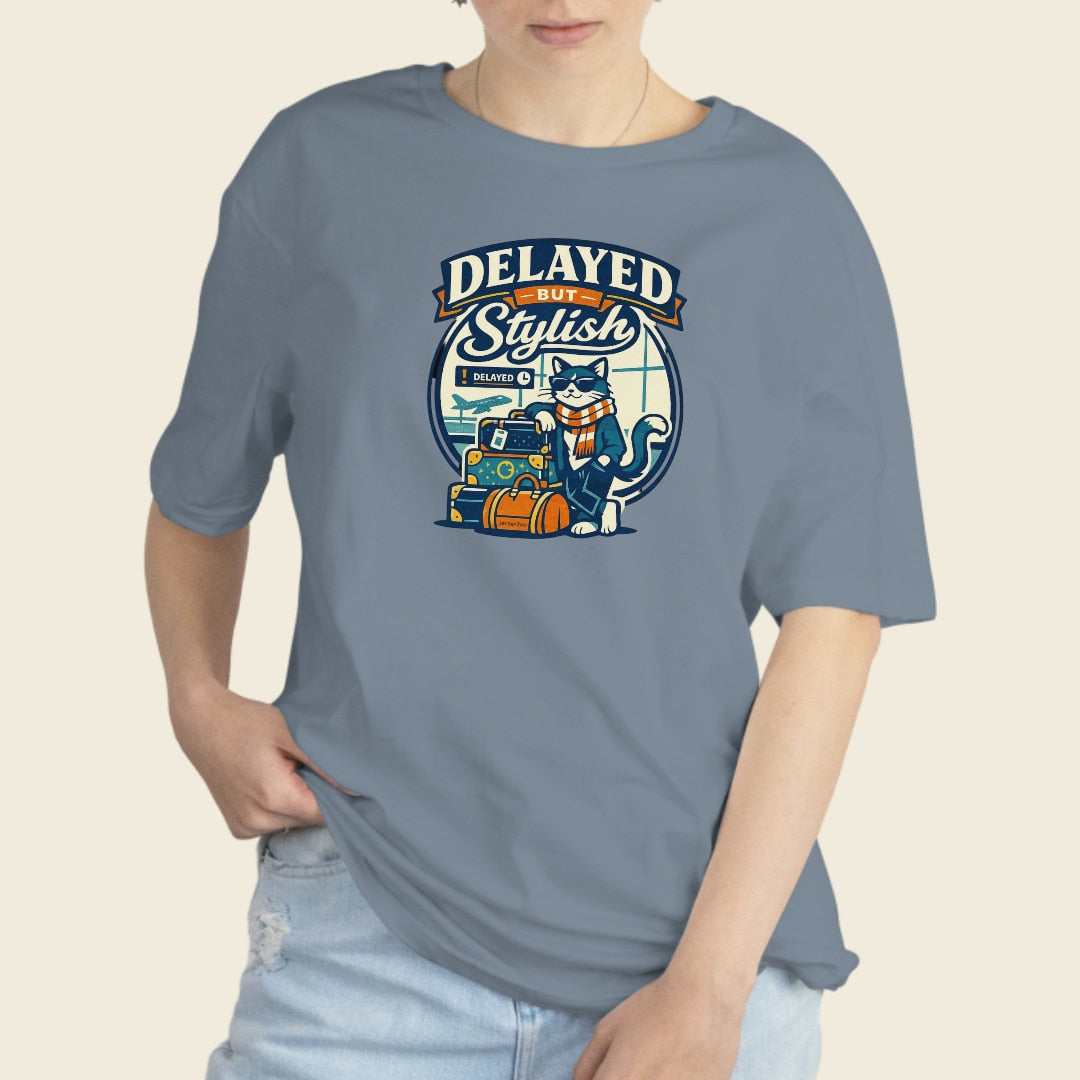 Delayed But Stylish Tee